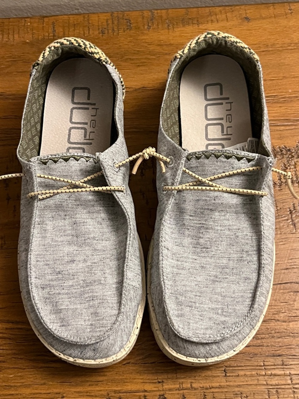 Hey Dude Wendy Chambray Forest River Size 7 NWOT